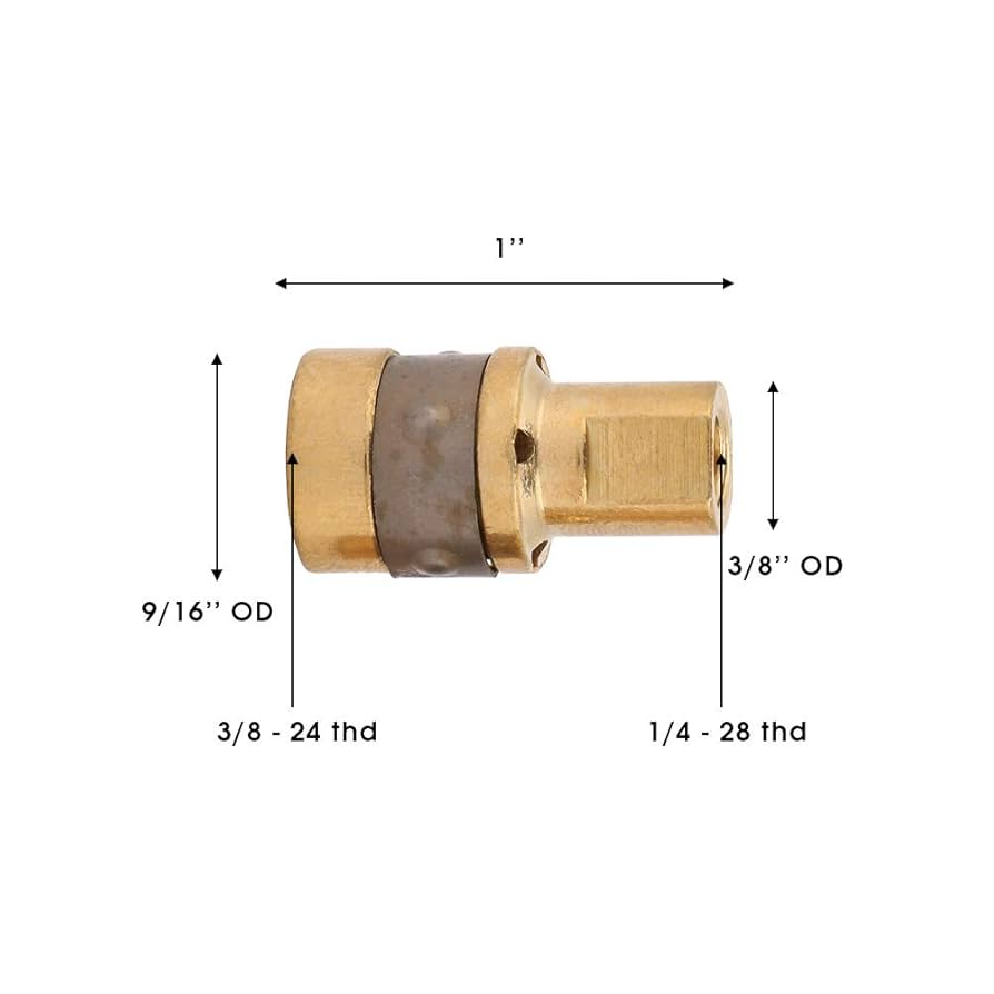 Miller 169716 Diffuser Tip Adapters Brass Gas Diffuser Tip